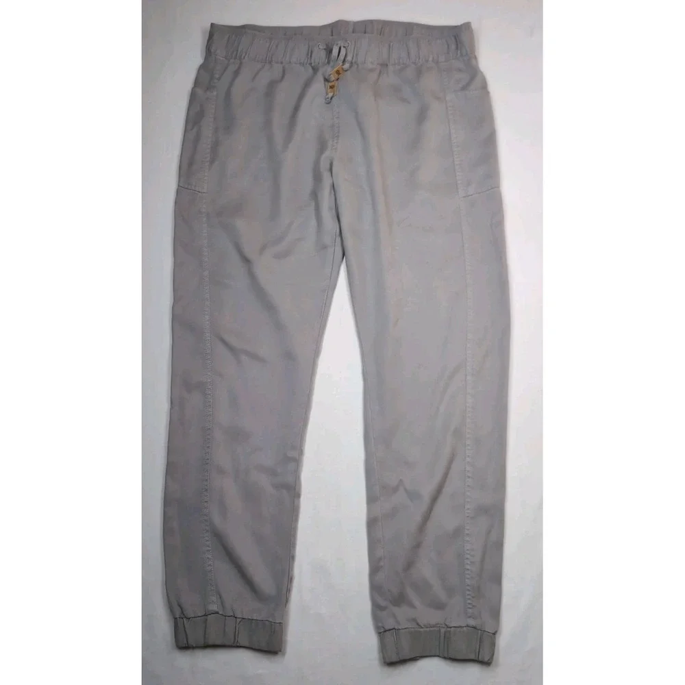 Tentree Womens XL Colwood Jogger Tencel Lightweight Pant Grey Pullon Organic